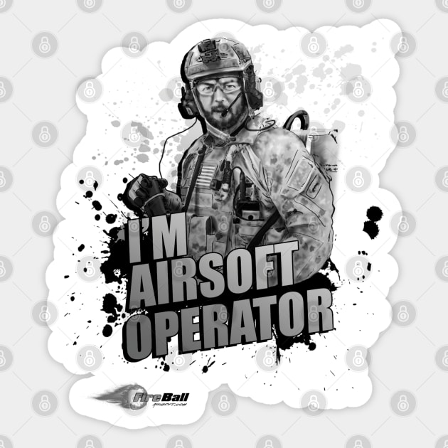 AIRSOFT OPERATOR Sticker by Cataraga